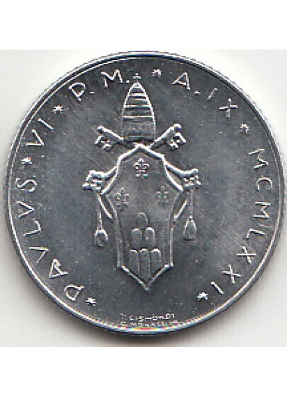1971 Anno IX - Lire 1 Fior di Conio Paolo VI